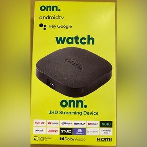 Onn Android TV Box UHD Streaming Device